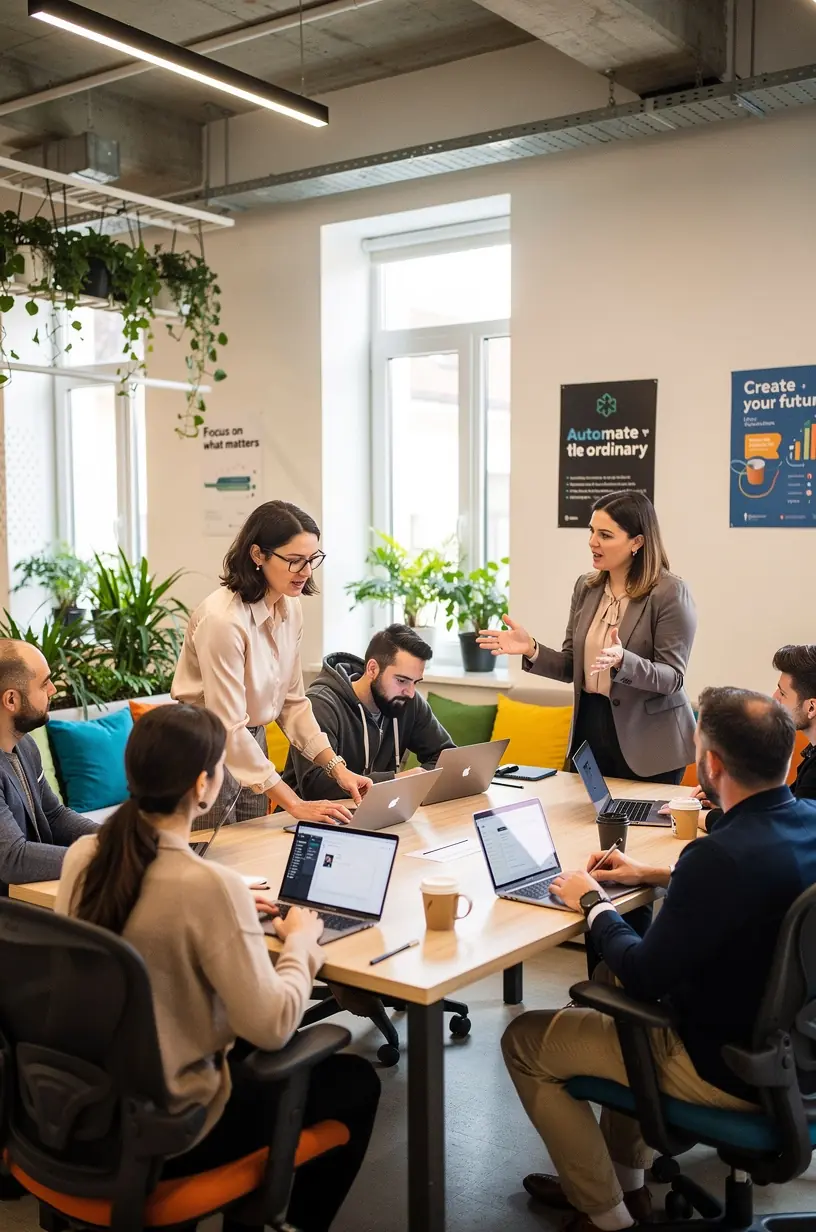 Grafic comparativ al timpului economisit prin aplicarea strategiilor de automatizare în diverse activități cotidiene și profesionale